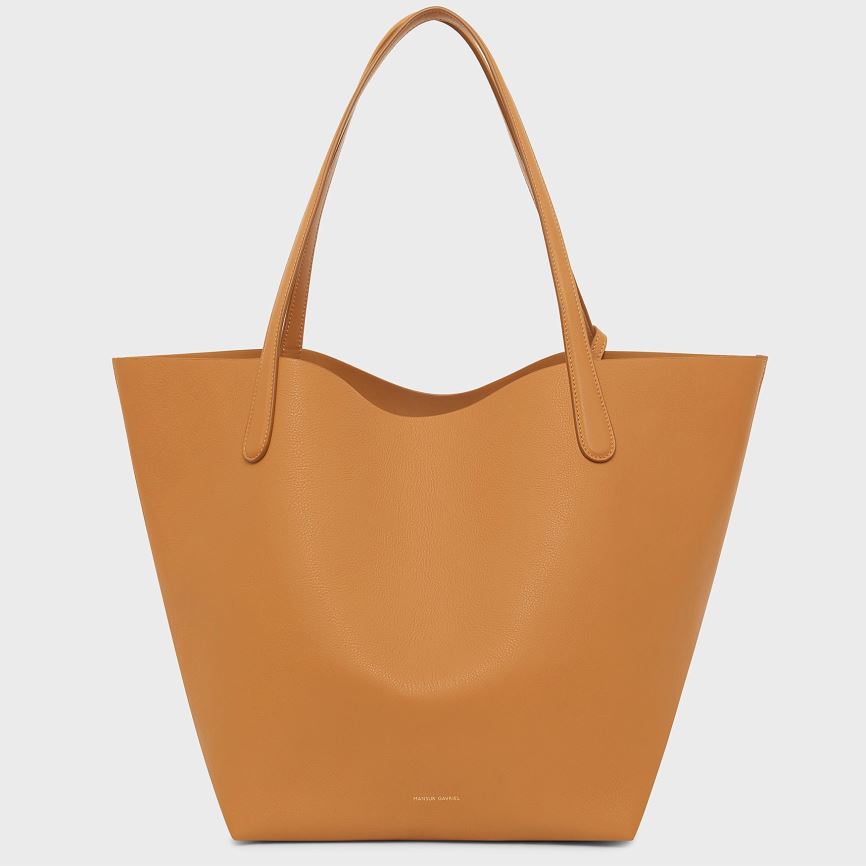 Women\'s Mansur Gavriel Everyday Soft Tote Bags Light Brown | AU M712TY